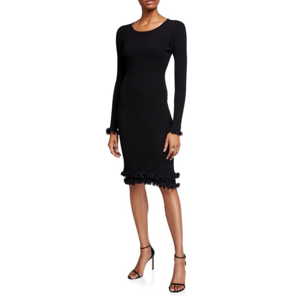 NWT Milly Wired Edge Fitted Dress:  Size Small